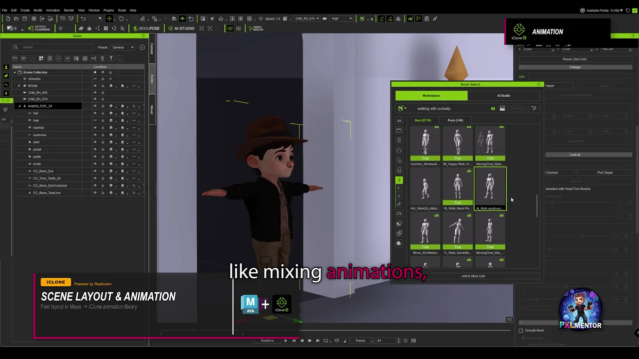 Cameras, AI Studio render and the video-to-video pass